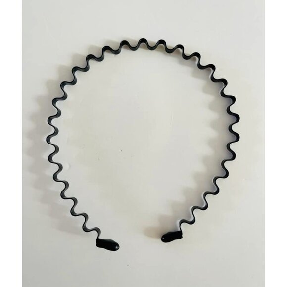 🆕Men A-New 6pcs Metal Fashion Unisex Wavy Outdoor Sport Simple Elastic Headband - Picture 2 of 14